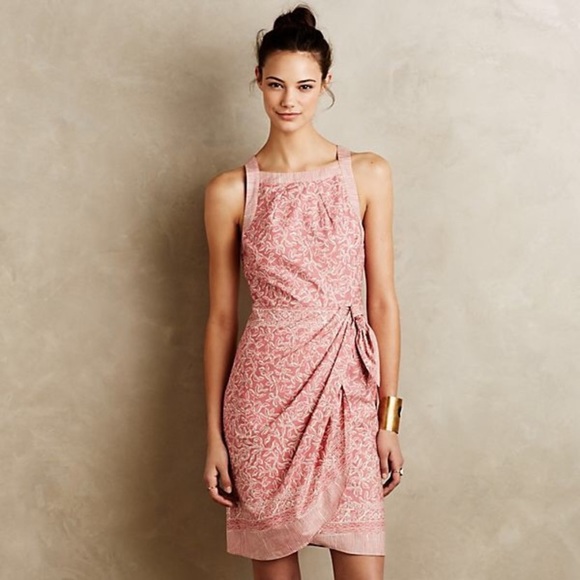 Anthropologie Dresses & Skirts - HD in Paris Margate Pink Print Sheath Short Dress